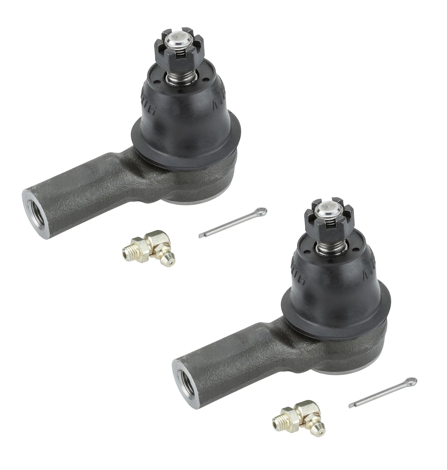 Set of 2 Outer Steering Tie Rod Ends Moog for Chevrolet Spark EV (2013–2015)