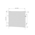 Replacement A C Condenser for 2015–2019 Nissan Micra Canada