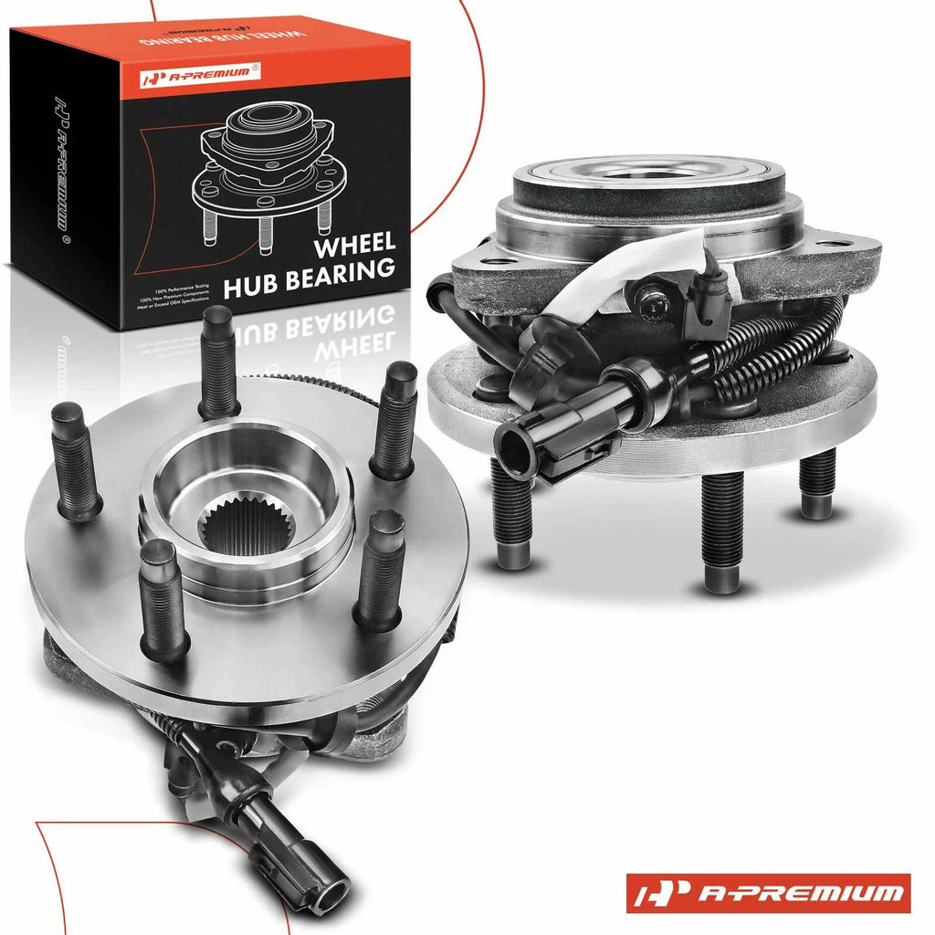 2X Front Wheel Hub & Bearing Assembly for Ford Ranger (2000–2002)