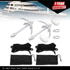 Set of 2 Folding Kayak Anchors for Marine Use (5.5LB)
