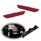 Red Plastic Lens Rear Bumper Side Marker Light Housing for Ford Mustang (2010–2014)