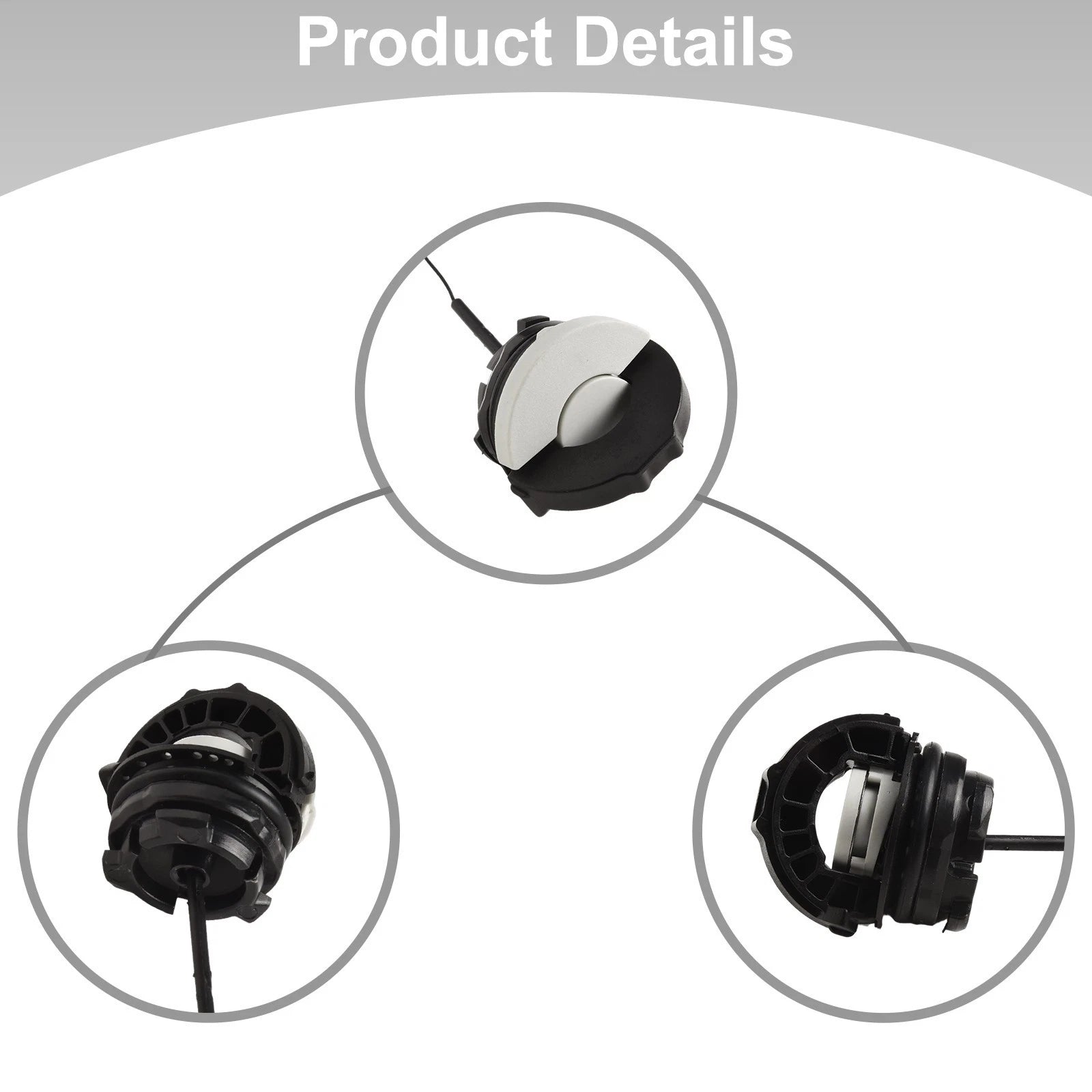 Set of 3 Backpack Blower Tank Lids for Stihl BR500 BR550 BR600
