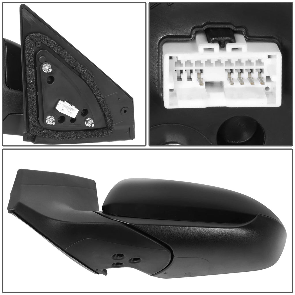Driver Left Power Heated Glass Side Door Mirror for Elantra (2017–2018)
