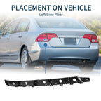 Left Rear Bumper Retainer Bracket No. 852214CE0A for Nissan Rogue (2014–2017)