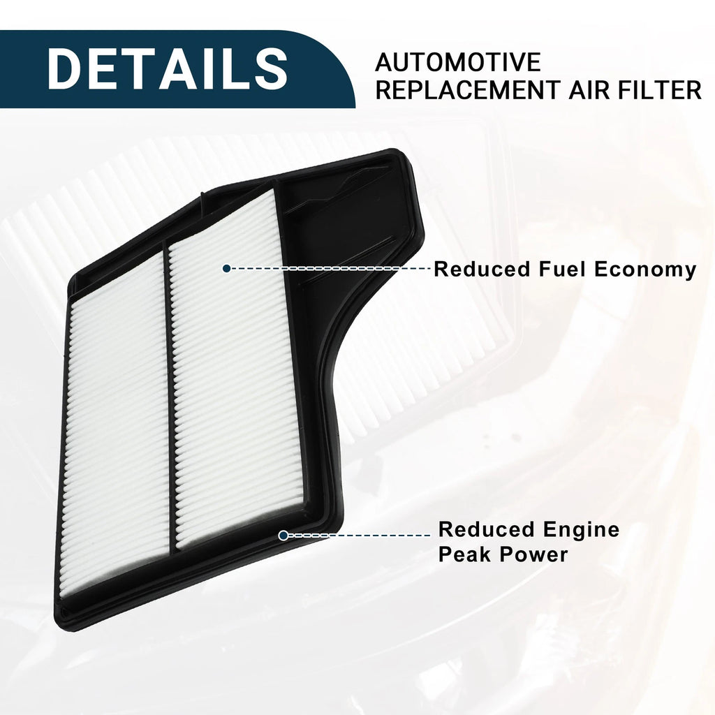 Set of 1 Cabin Air Filter for Nissan Altima Sedan (No. 165463TA0A/272773JC1A)