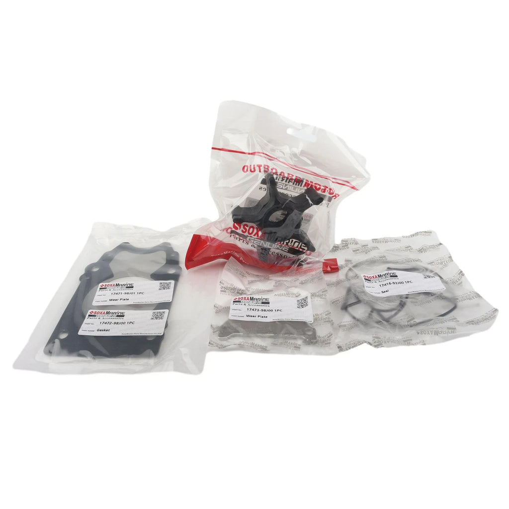 Water Pump Impeller Repair Kit for Suzuki Outboard 200-300HP (2000–2023) 17400-98J02