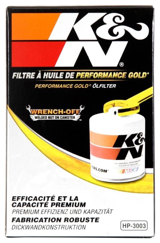 K&N HP-3003 Engine Oil Filter for Chevrolet Blazer C10 C1500 C20 K3500 Hummer Yukon (1973–2000)