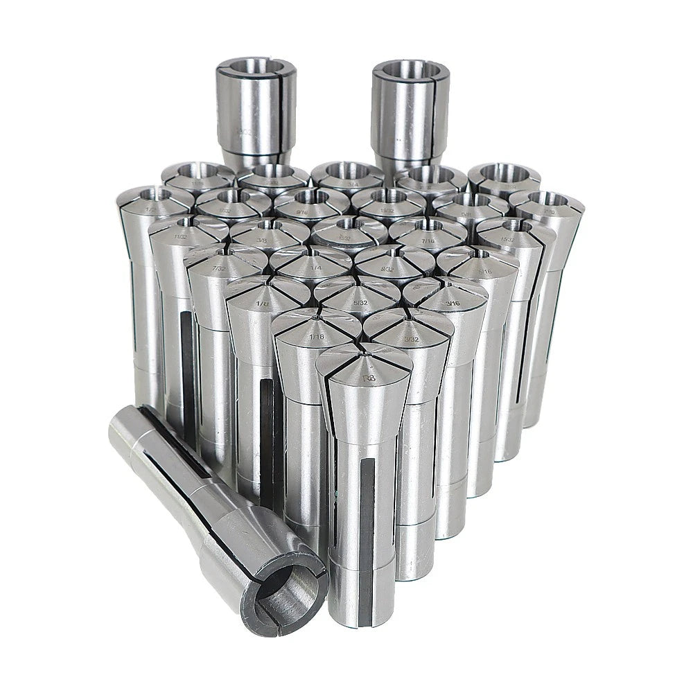 29 PCS Collet Set for Bridgeport R8 (Fits 1/32" - 1")