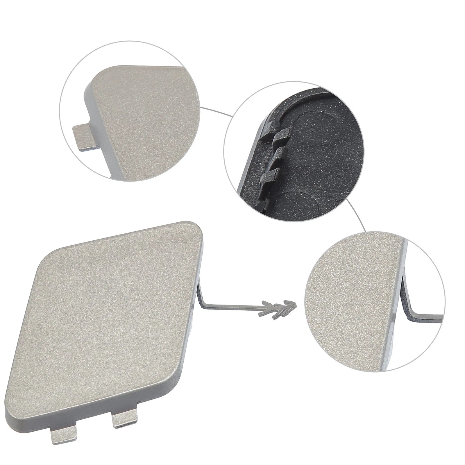 Tow Hook Cover for Audi Q3 (2015–2021) Beige 786527799312