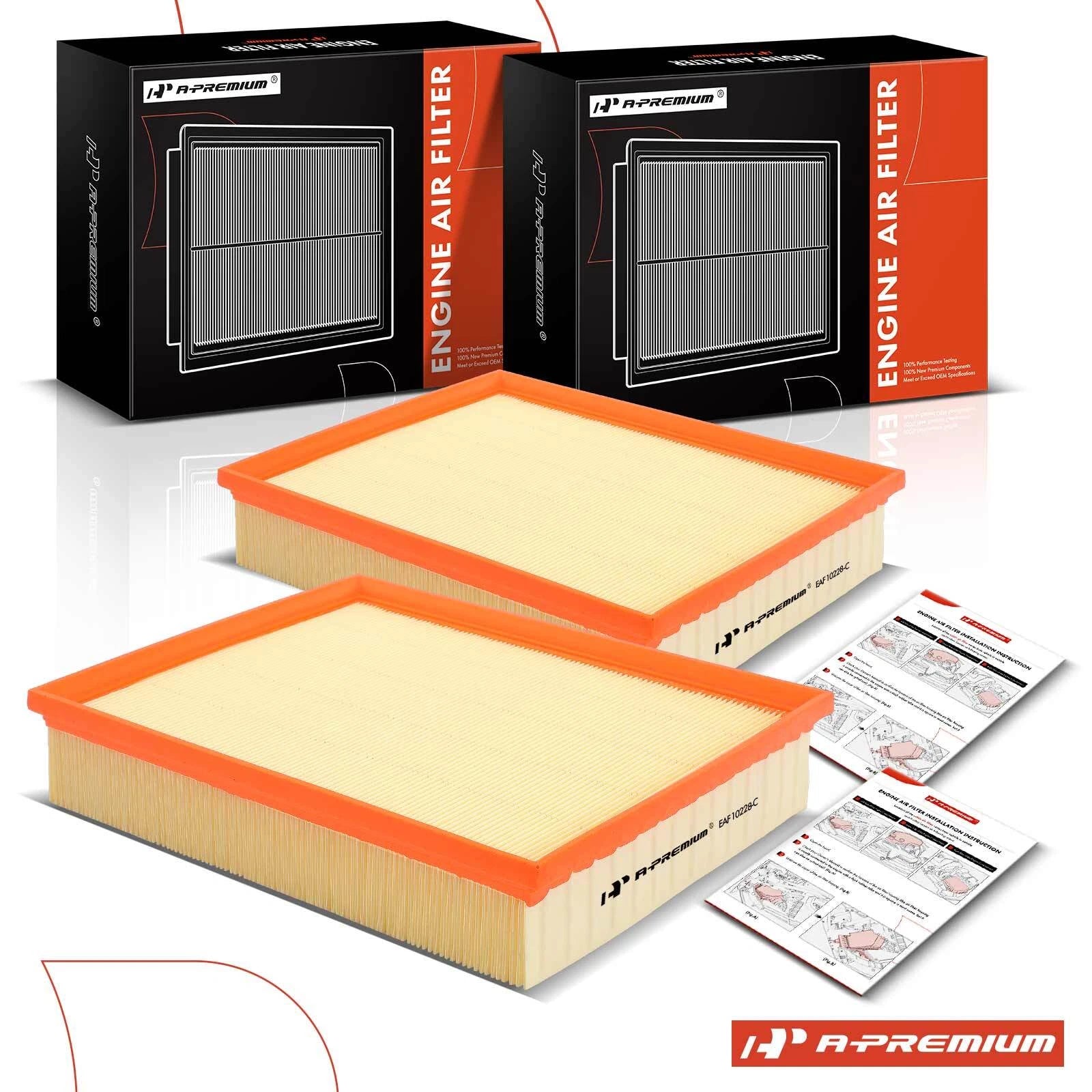 2X Engine Air Filter for Jeep Liberty (2008–2012) Dodge Nitro