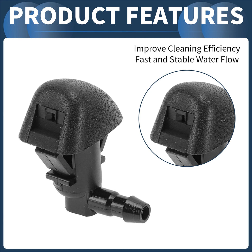Set of 2 Front Windshield Washer Nozzles for Honda Odyssey (2005–2010)