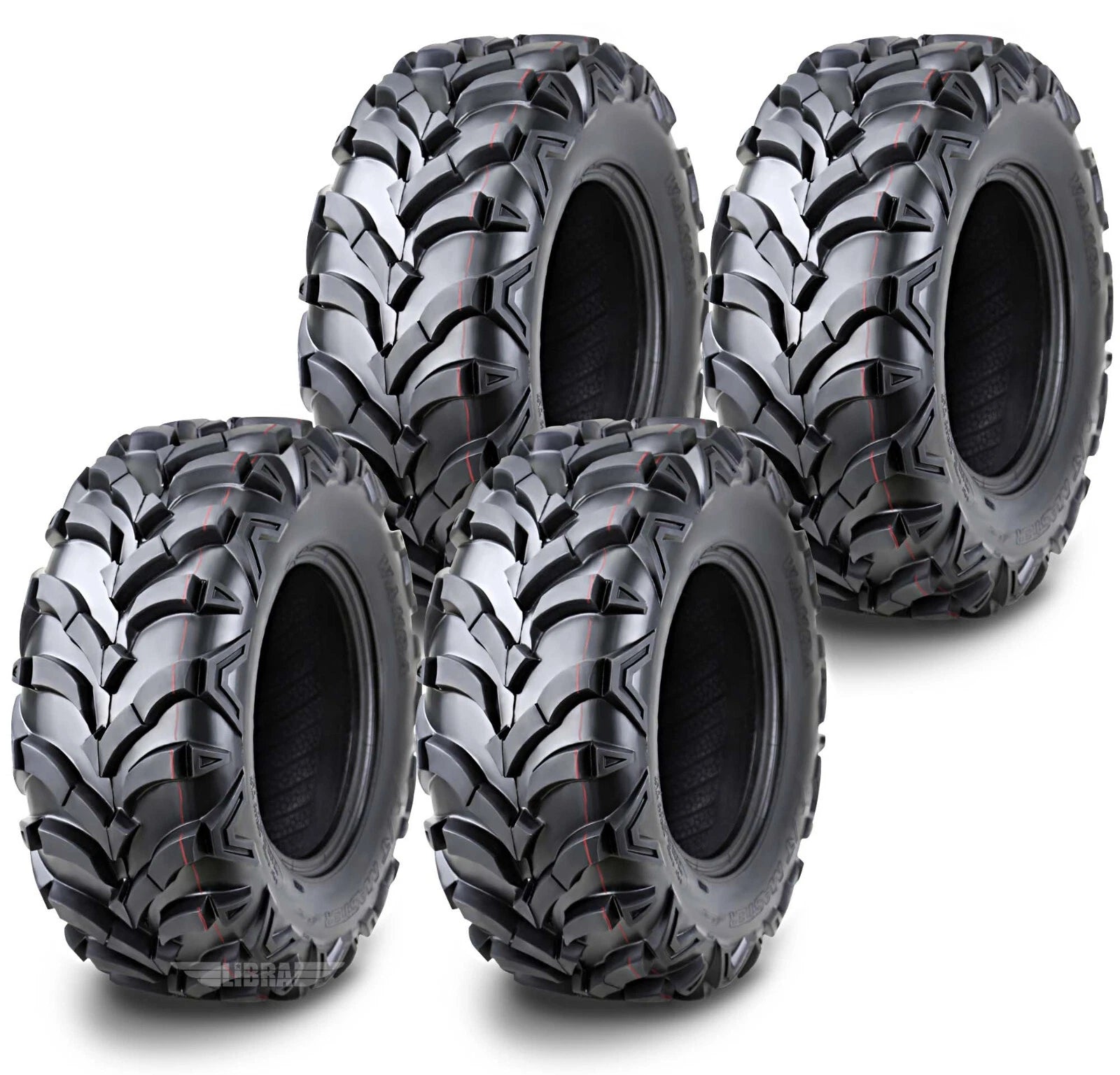 Set of 4 WANDA ATV UTV Tires 24x9-11 P341 (Front & Rear)