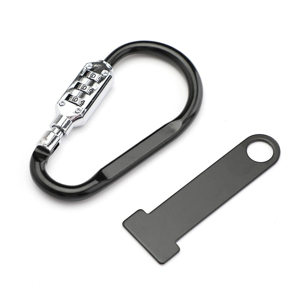 Helmet Lock Quick Release Buckle Fastener for Motorcycle Scooter Bike
