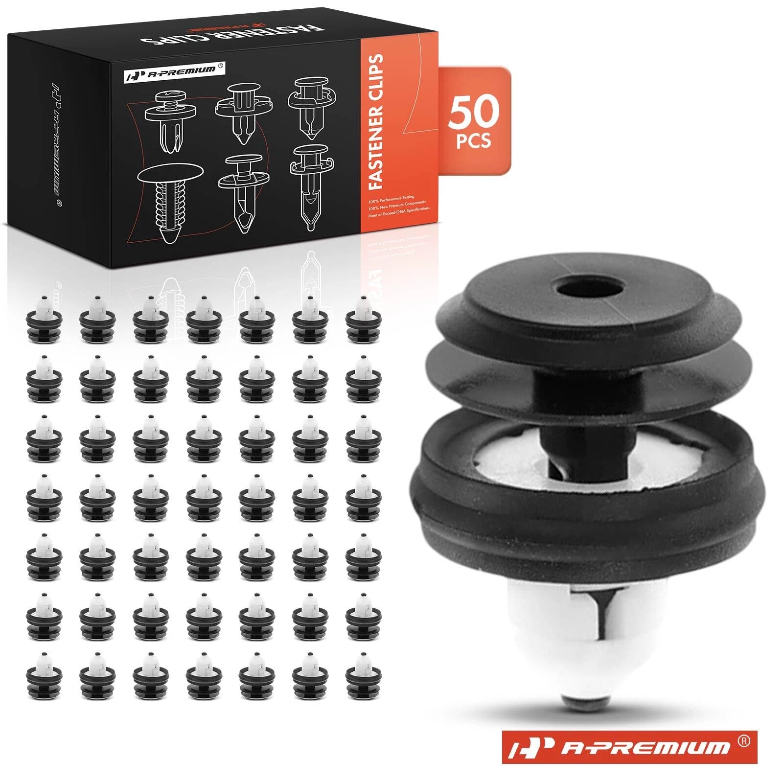 50Pcs Nylon Screw Grommet Fasteners for BMW Audi