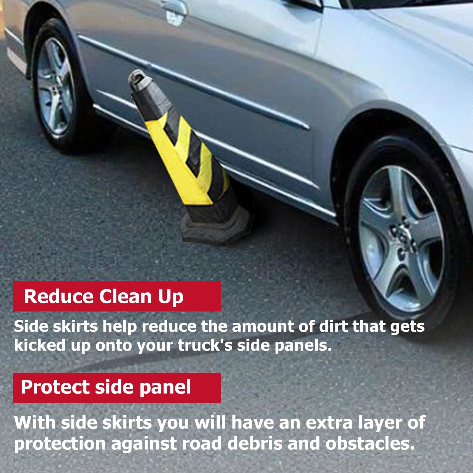 Set of 2 JDM Type-A RS Style Side Skirts for Honda Civic (2001-2005)