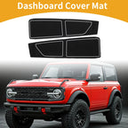 Dashboard Cover for Ford Bronco (2021–2024) Black Gray Set of 1