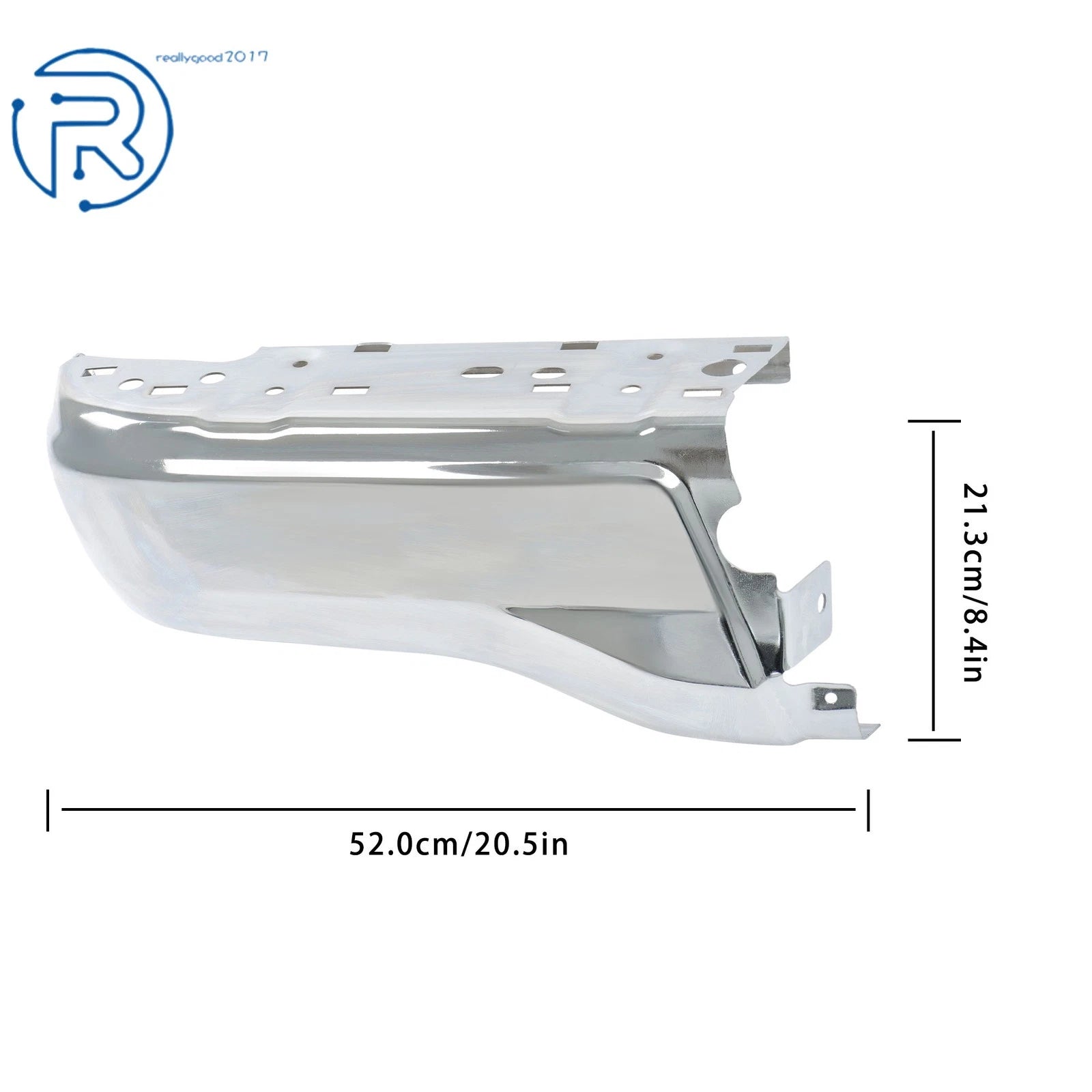 LH Chrome Rear Bumper Corner for Ford Ranger (2019-2023)