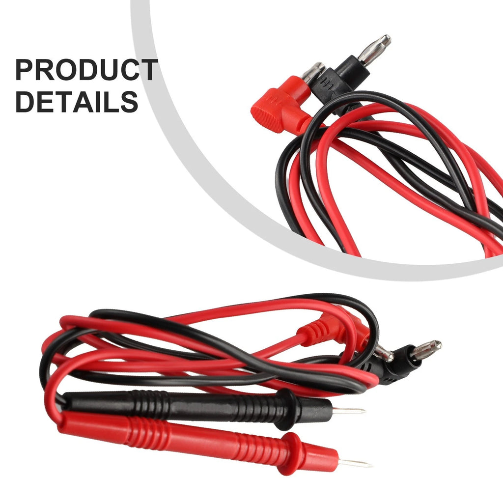 Digital Multimeter Test Leads with Wire Clamp for Automotive Use