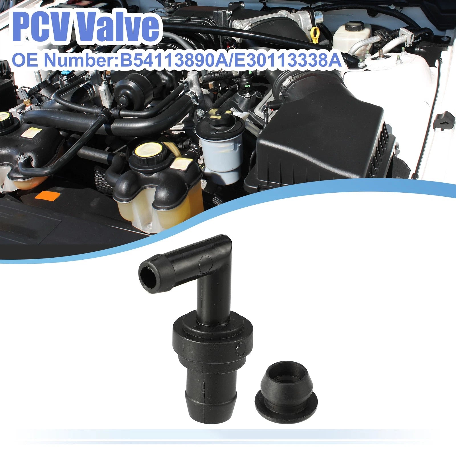 PCV Valve Grommet Kit for Mazda Miata 1.8L (1999–2000) No.B54113890A/E30113338A