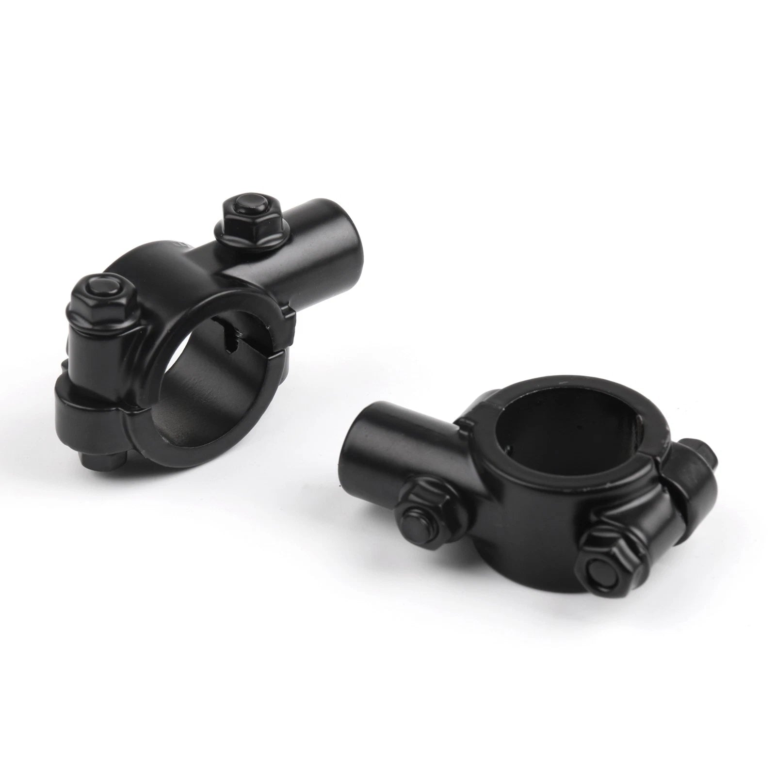 1" Handlebar Mirror Mount Clamp Adaptor for Motorcycle (10MM Thread)