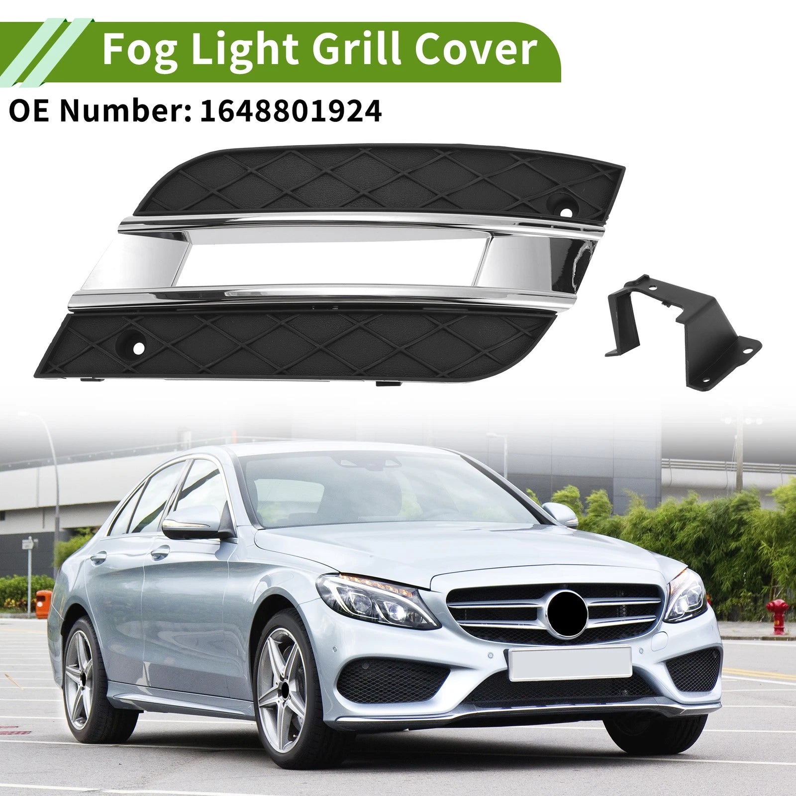 1 Pc Fog Light Grill for Mercedes Benz ML450 (2009–2011) No. 1648801924