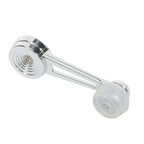 Set of 4 Window Crank Handles for Ford Bronco (Chrome, Front/Rear, Left/Right)