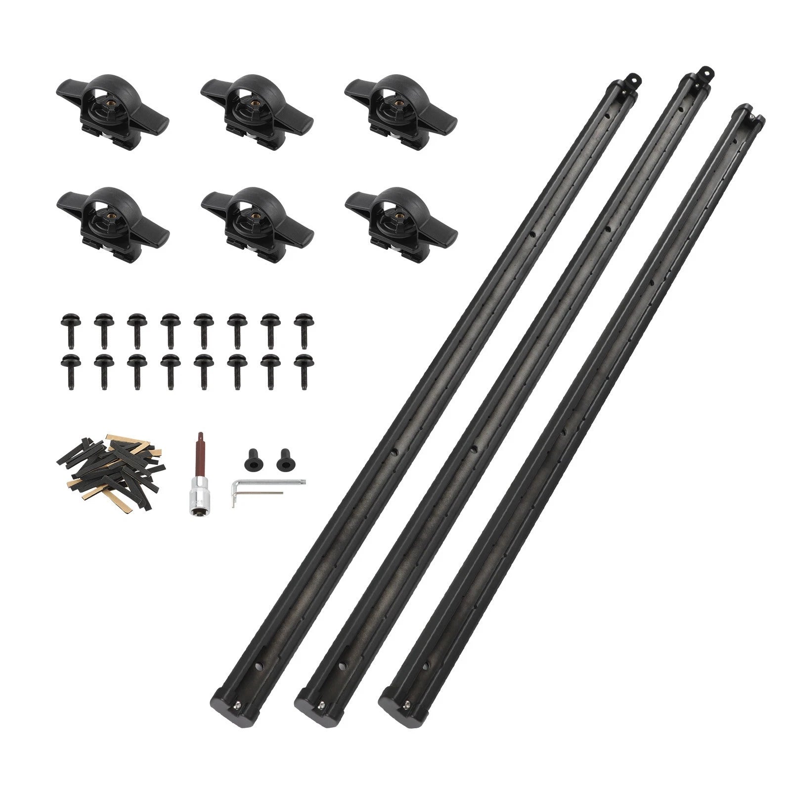 Trail Rail System Tie Down Rails for Jeep Gladiator JT (2020–2023) 82215956