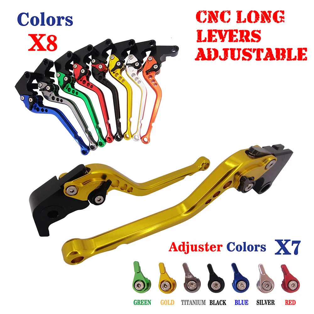 Billet Short Long Brake Clutch Levers for Suzuki GSF600 GSF600S GS500 (1995–2006)