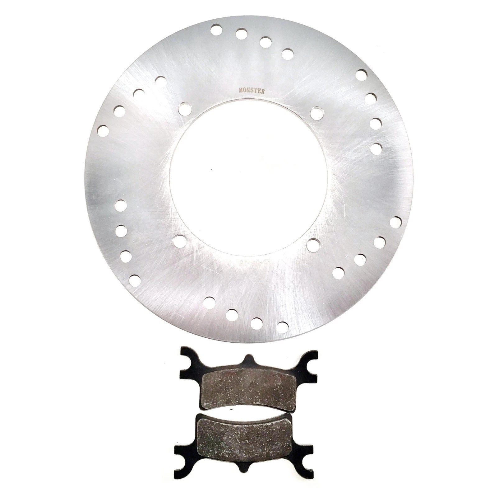 Rear Brake Rotor & Pads for Polaris 5244635 (Optimal Braking)