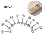 10X Silver Antique Handle Pull Knob for Mini Jewelry Box