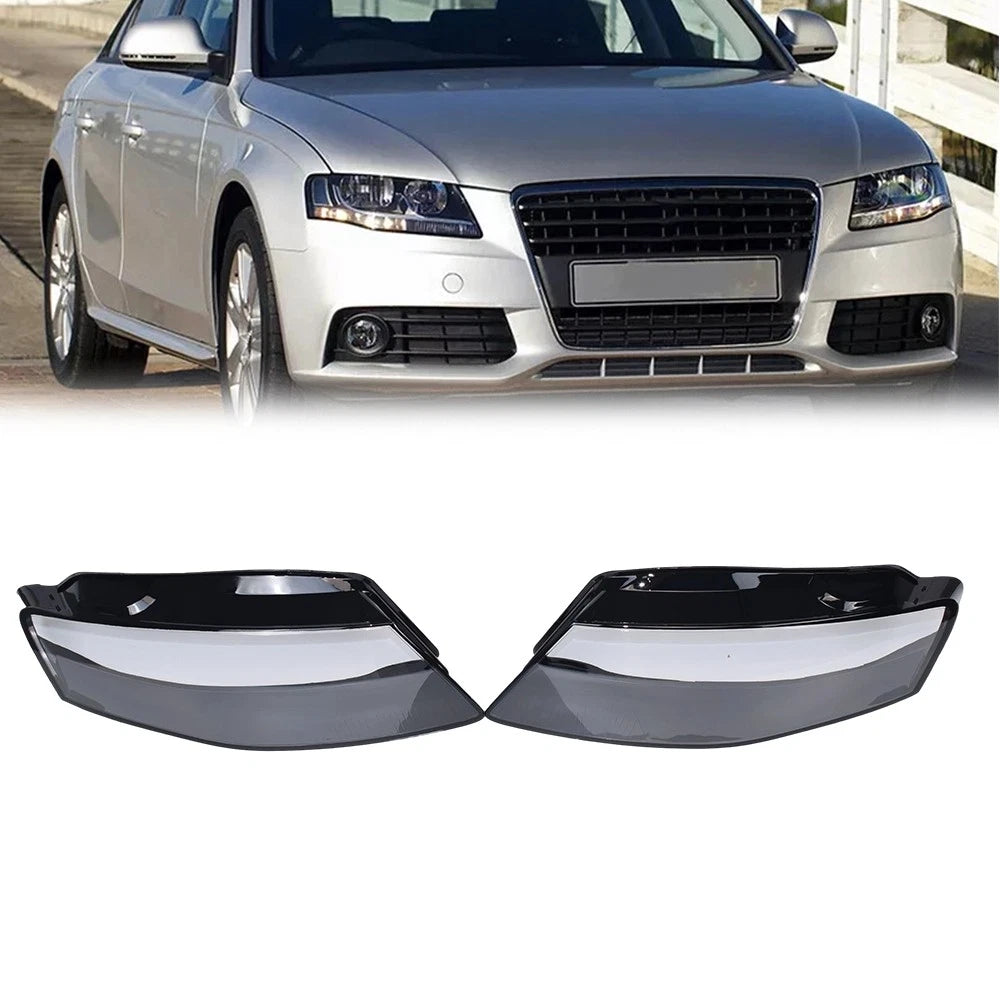 2X Headlamp Cover for Audi A4 (2009–2012) - Headlight Lens Cover