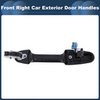 Front Right Door Handle No. 72140SDET01 for Honda Accord (2003–2007) Black