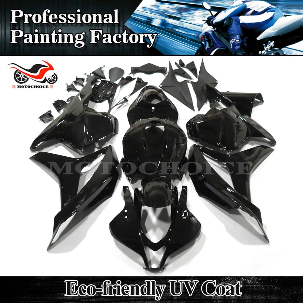 Glossy Black Fairing Kit for Honda CBR 600 RR (2009–2012) ABS Bodywork