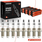 Set of 8 Iridium Platinum Spark Plugs for Mercedes-Benz C43 AMG (1998–2000)