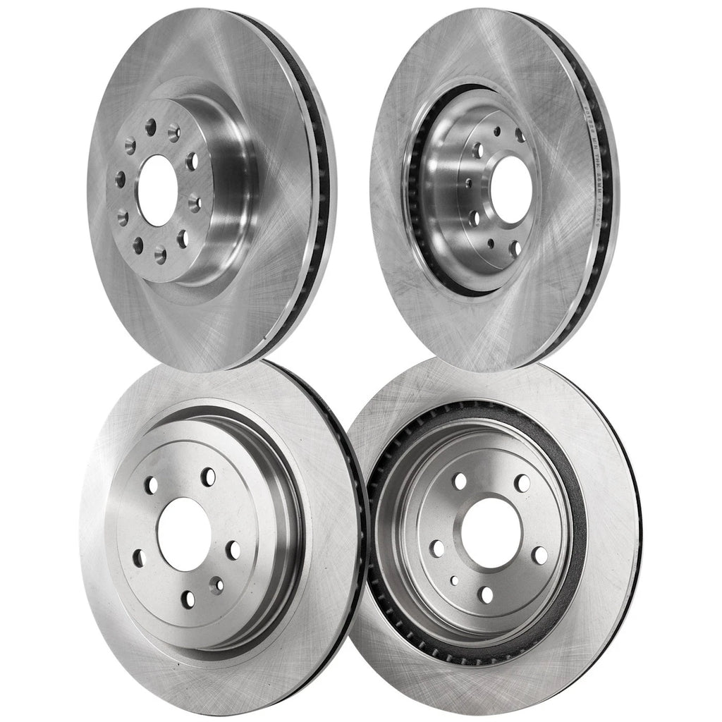 Brake Disc Rotor Set for Cadillac CTS (2014) Front and Rear