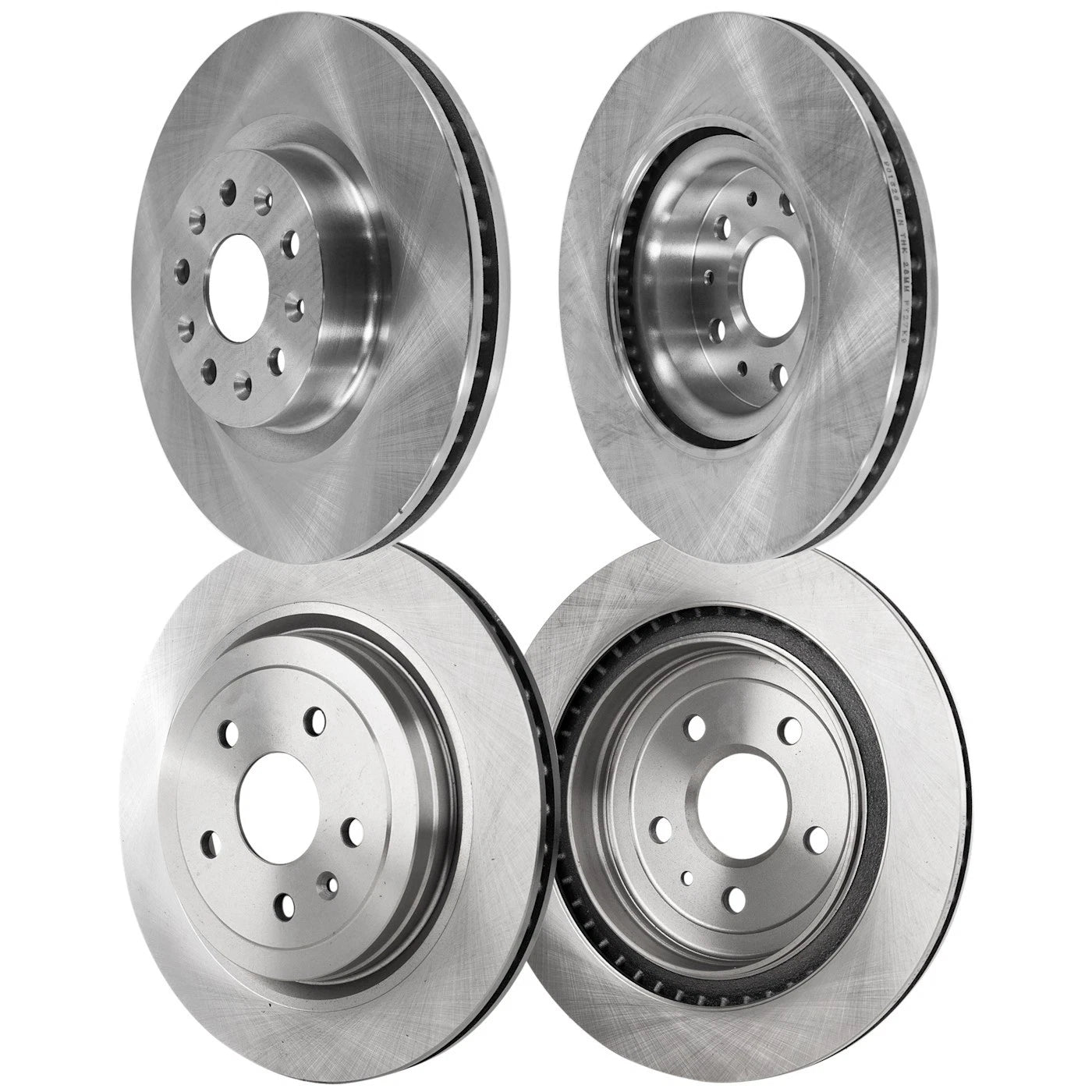 Brake Disc Rotor Set for Cadillac CTS (2014) Front and Rear