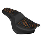 2X Driver & Passenger Seat for Harley Fat Bob FXFB FXFBS (2018–2024) Black