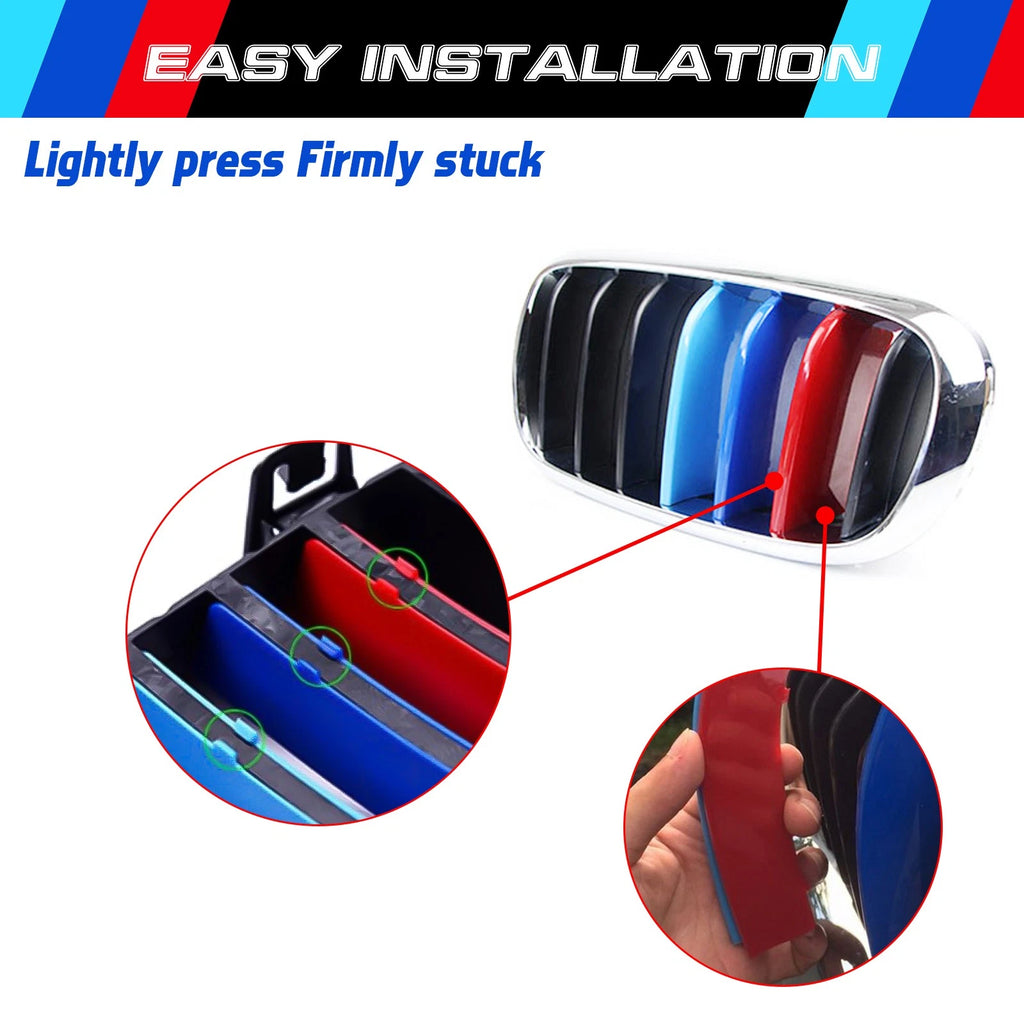M-Colored Kidney Grille Insert Trim for BMW X5 X6 (2015-2024)