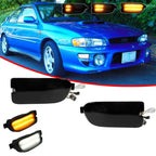 Smoked Front Corner Turn Signal with Amber LED for Subaru Impreza (1999–2001)