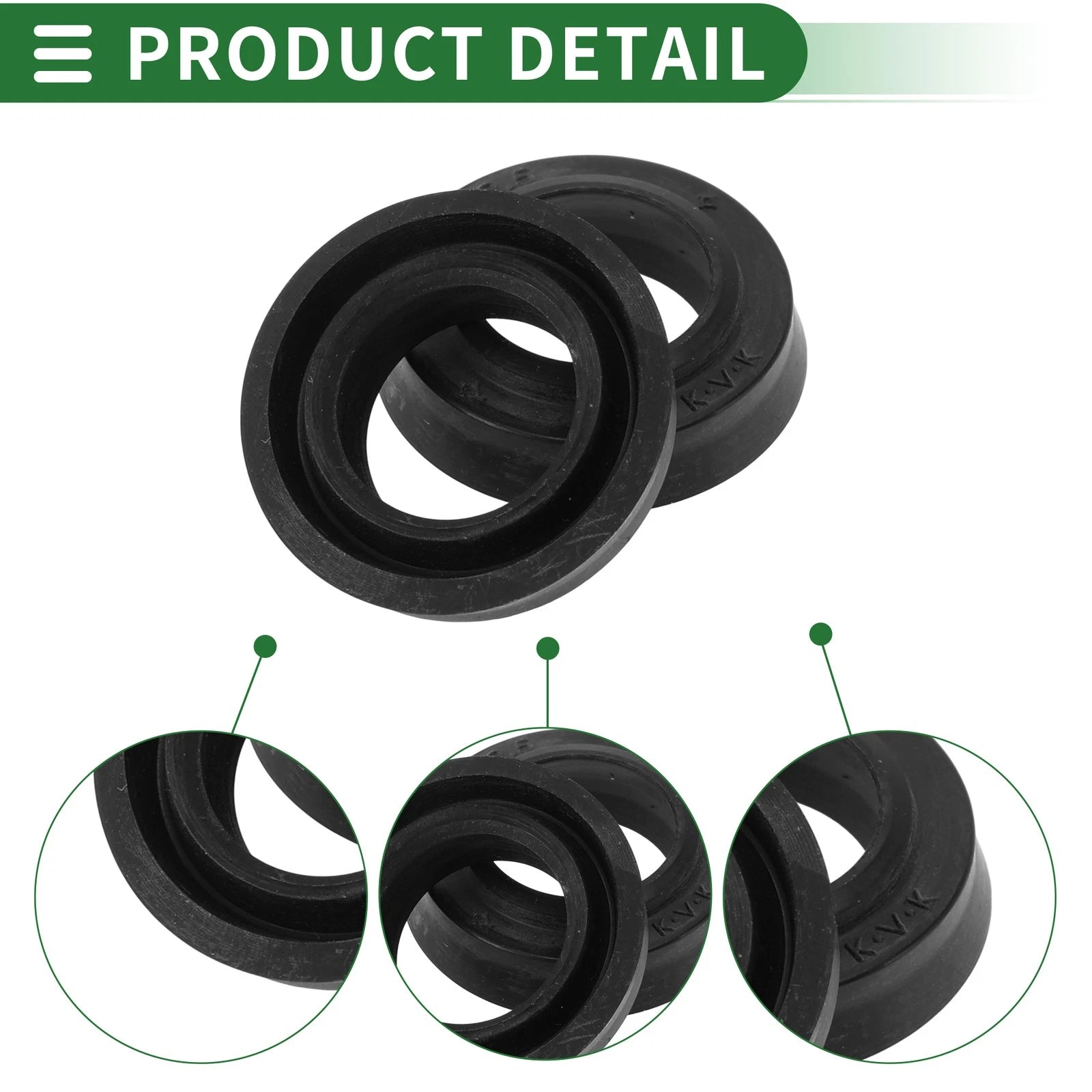Set of 5 Oil Seal Rotary Shaft Seal NBR Rubber 12.5x20.5x4.5mm