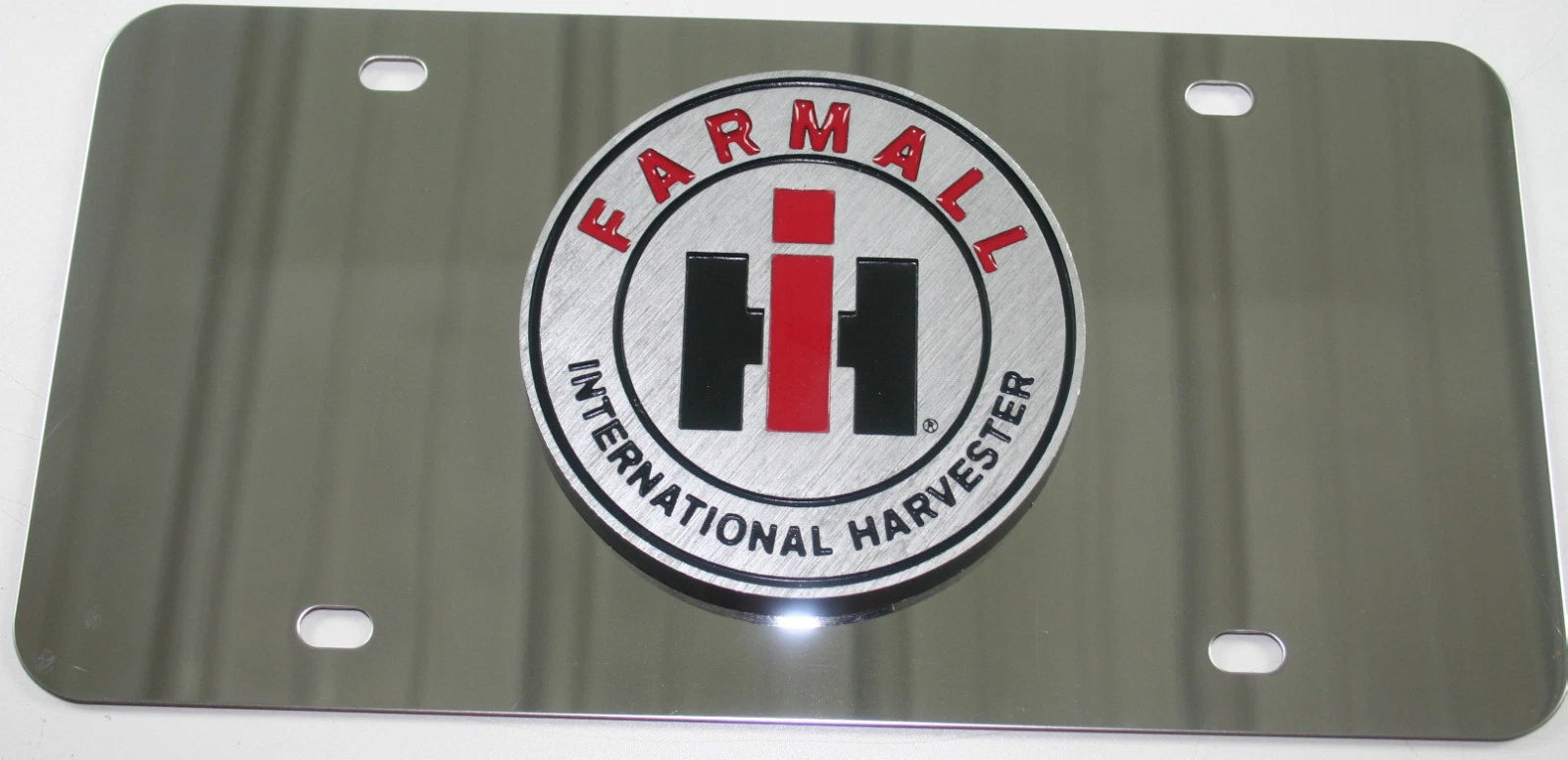 3D License Plate Tag Emblem for IH International Harvester Farmall