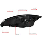 Right Side Headlight Lamp Assembly for Ford Focus (2003–2004)