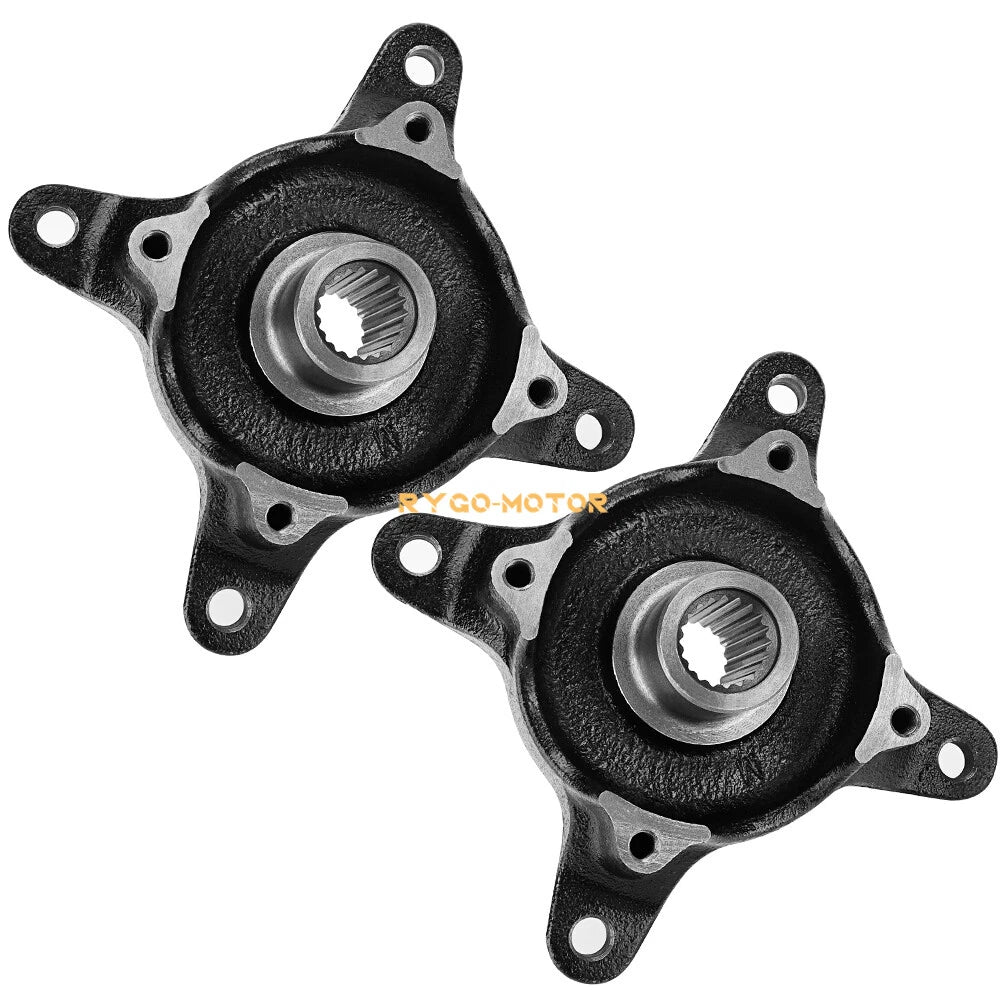 2 Front Wheel Hubs for Polaris Ranger 400 425 500 570 650 700 800 (2006–2021)