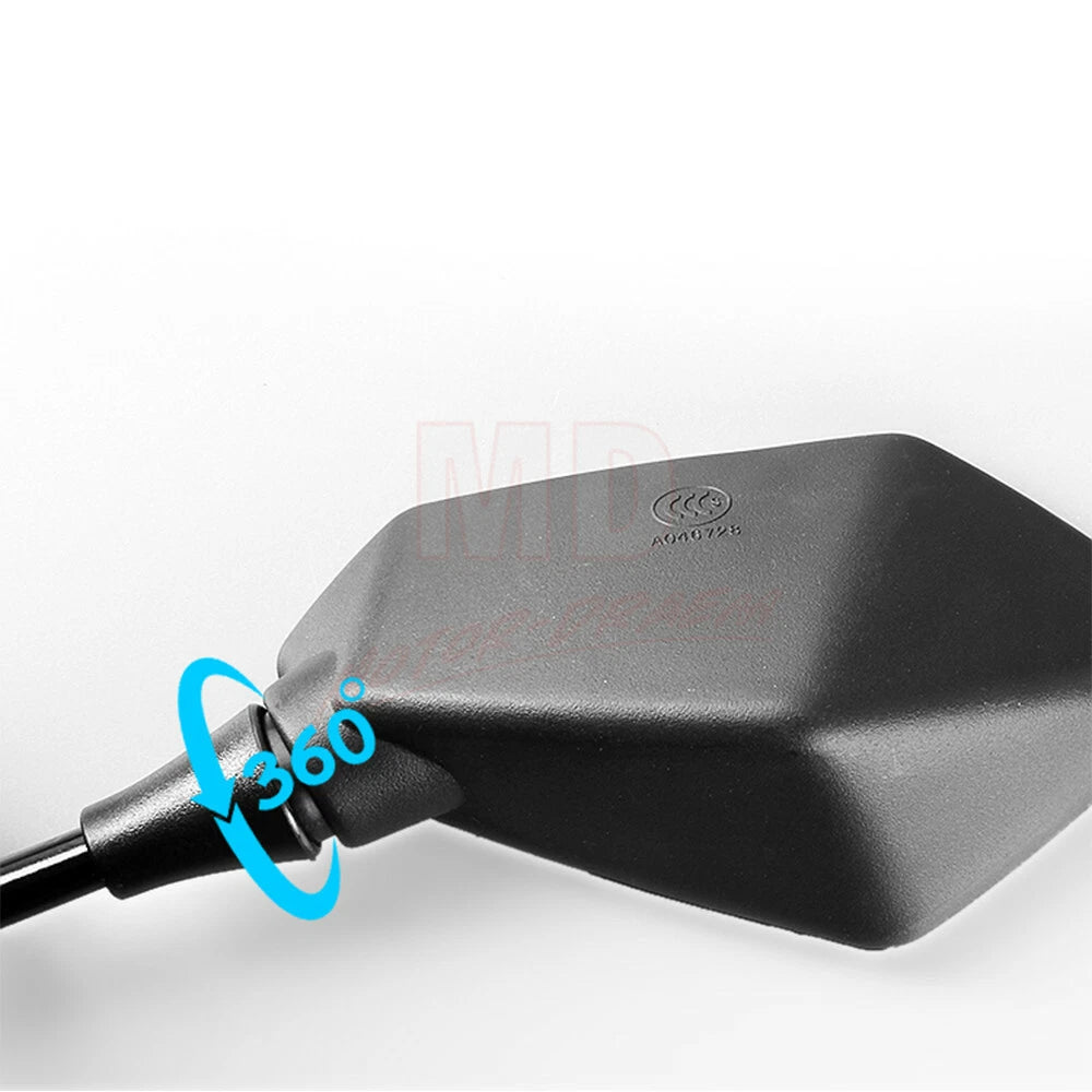 2X Rear View Side Mirrors 10mm for Suzuki Motorcycle/Scooter (Universal)