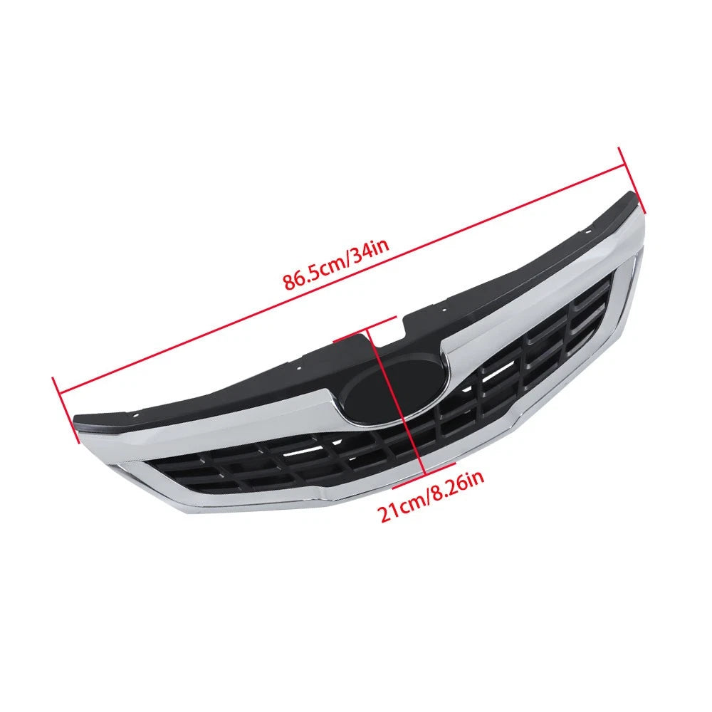 Gloss Black Front Bumper Grille for Subaru Impreza (2008–2009)