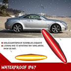 Set of 4 Smoked Bumper Side Marker Lights for Lexus SC430
