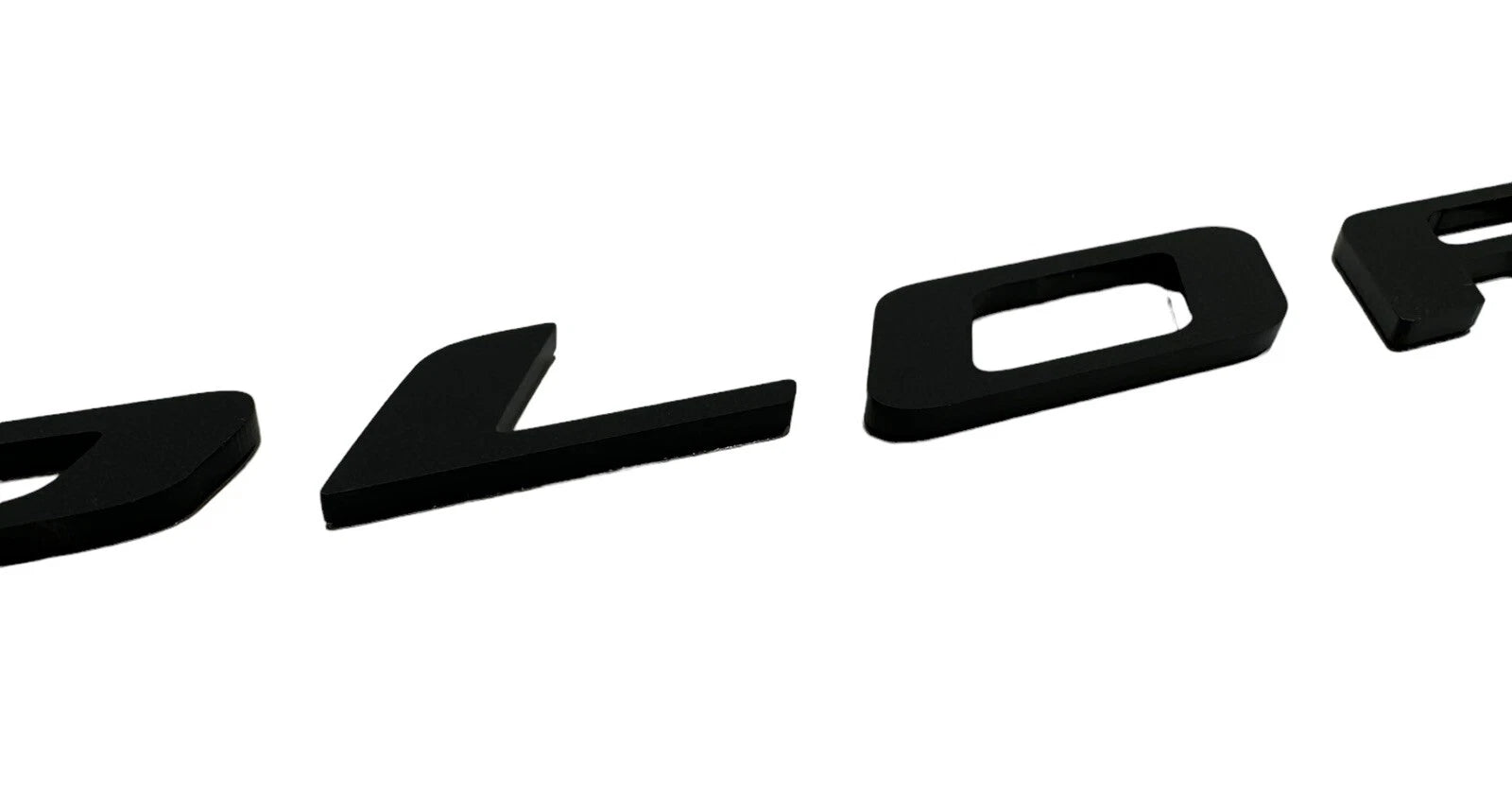 Rear Liftgate Hatch Letters Inserts Matte Black for 2020–2024 Ford Explorer