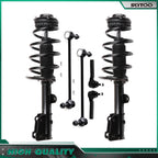 Front Struts w/ Springs, Sway Bar Link, Tie Rod for Dodge Grand Caravan (2008–2018)