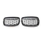 Diamond Grille Front Bumper Kidney for BMW X5 E70, X6 E71 (2007-2013)