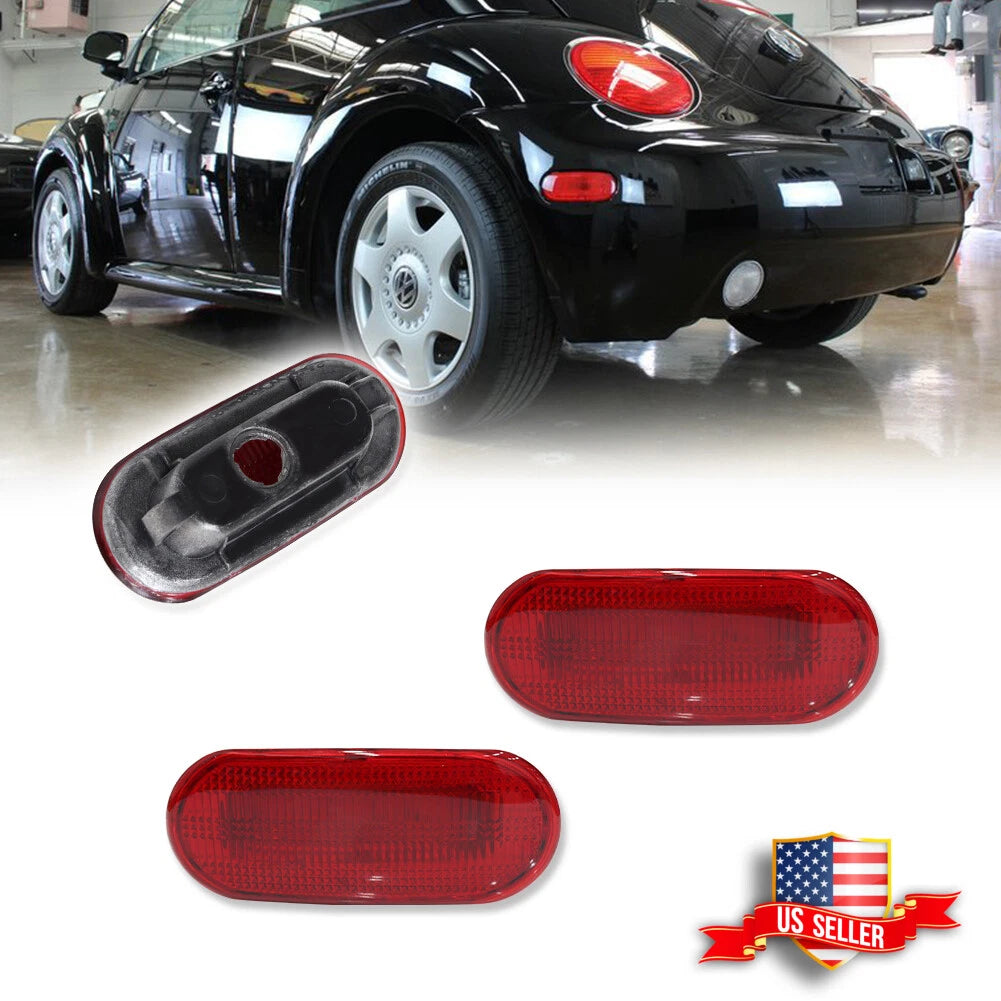 Set of 2 Rear Side Marker Turn Signal Lights for Volkswagen Beetle (1998–2005)